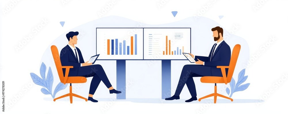 Strategic mergers discussion in a modern office setting Strategic mergers discussion in a modern office setting