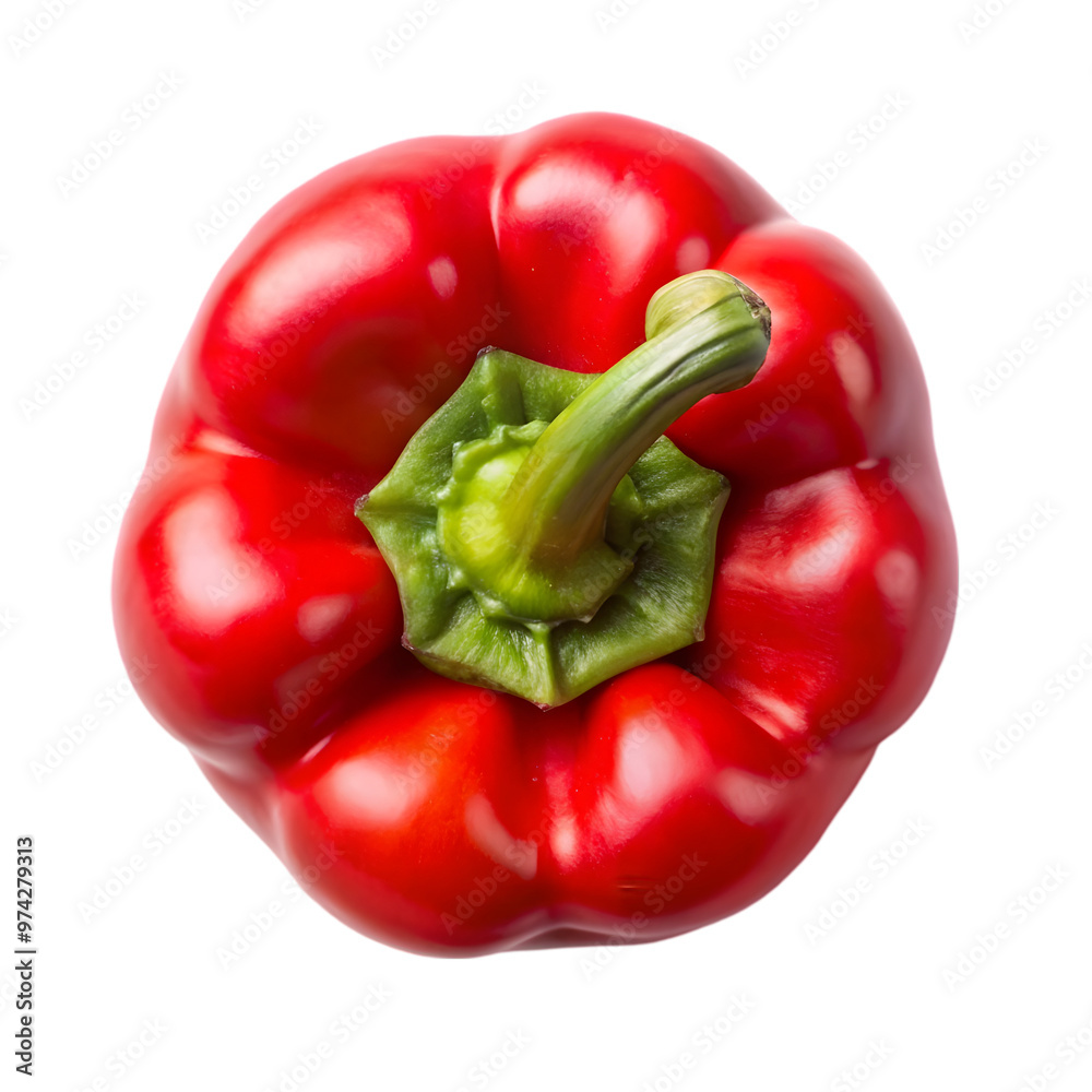 Red pepper isolated on transparent background Red pepper isolated on transparent background
