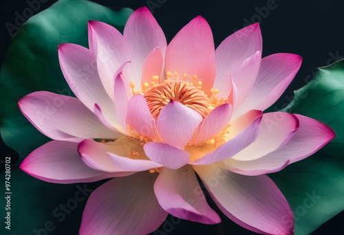 pink water lily