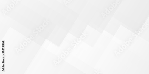 Vector abstract triangle paper wave technology smooth carve blank white gradient square line minimal creative concept banner web background.