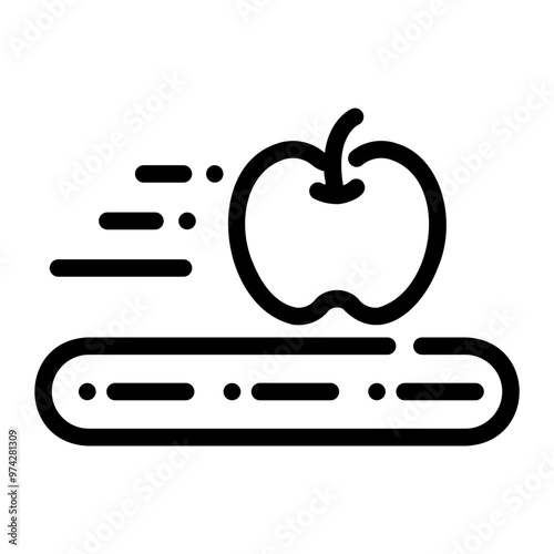 conveyor belt Line Icon