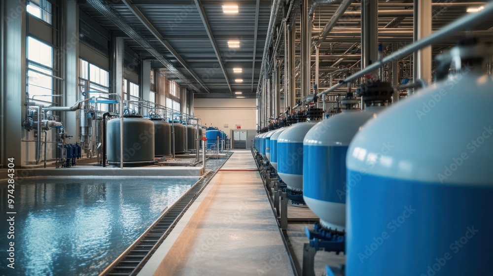 Industrial Water Treatment Facility: A Glimpse Inside the Machinery Industrial Water Treatment Facility: A Glimpse Inside the Machinery