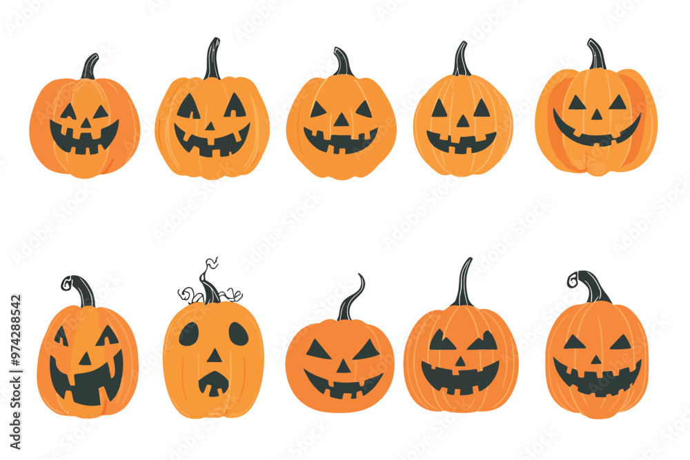 Halloween pumpkin isolated Halloween pumpkin isolated
