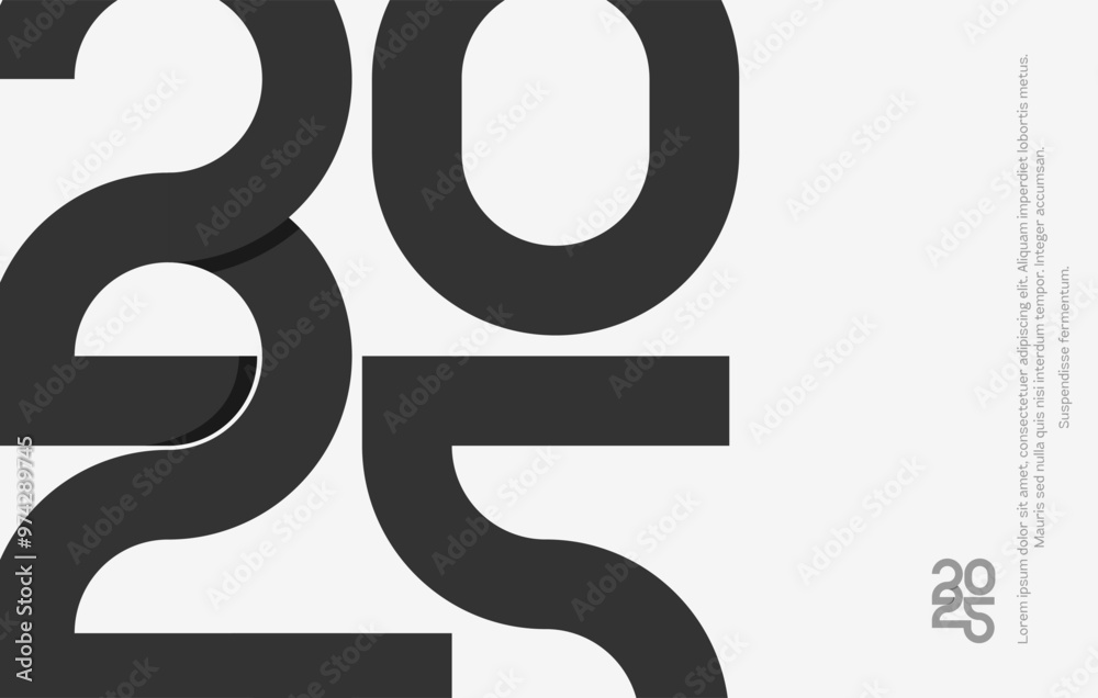2025 creative design element vector logo 2025 creative design element vector logo
