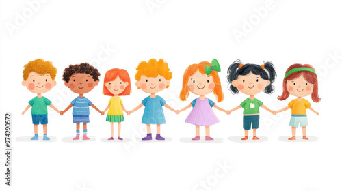 Kids Holding Hands.