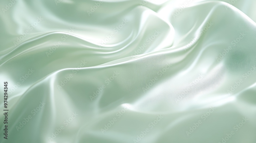 Soft light green background with smooth surface and gentle shadows, perfect for creating a calming and serene atmosphere Soft light green background with smooth surface and gentle shadows, perfect for creating a calming and serene atmosphere