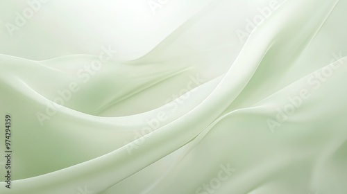 Soft light green background with smooth surface and subtle textures, perfect for creating a calm and inviting visual atmosphere