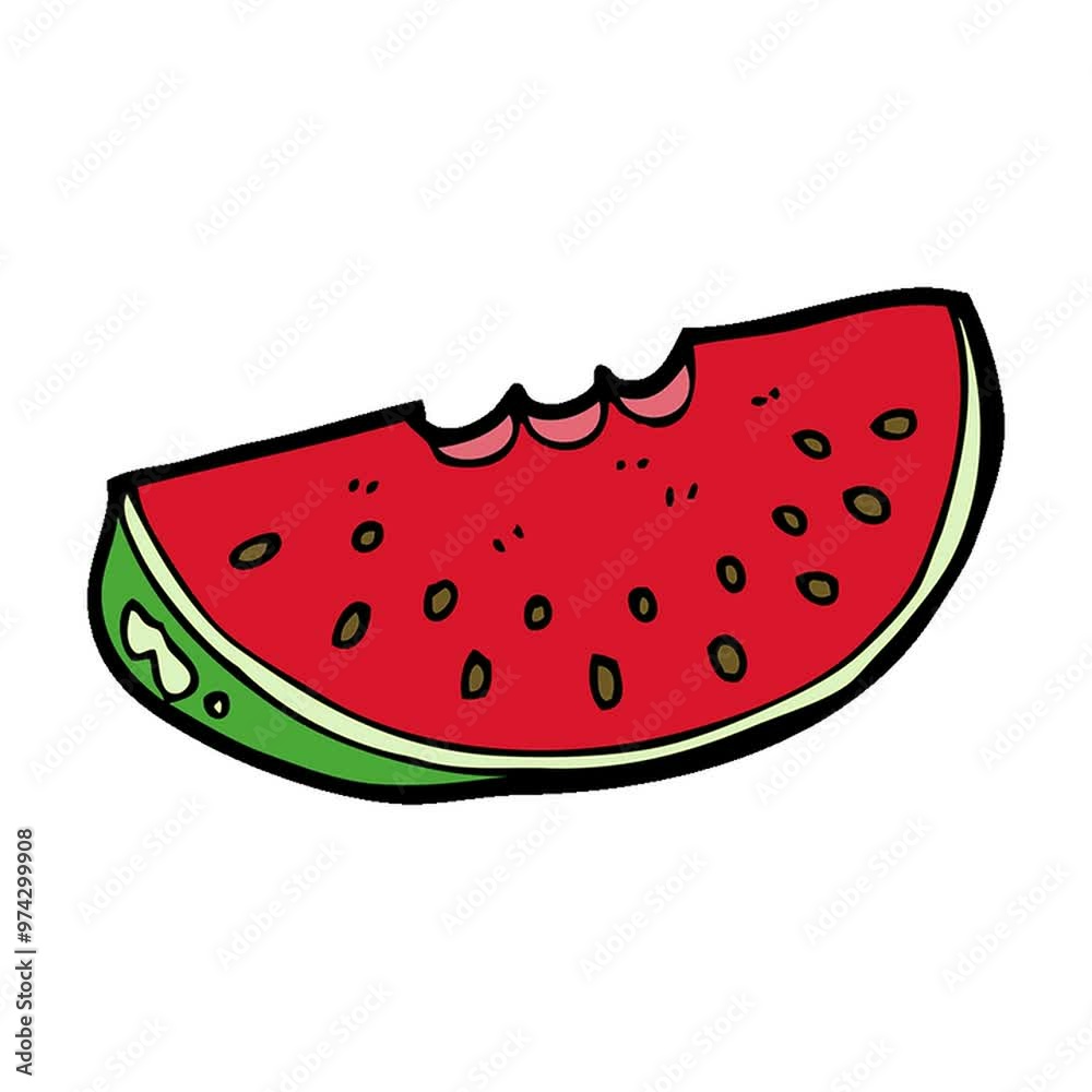 cartoon watermelon slice cartoon watermelon slice