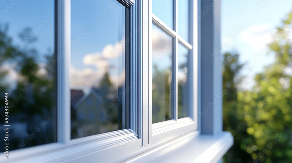 Sunlit Hyper-Realistic Windows for Architectural and Home Design Projects