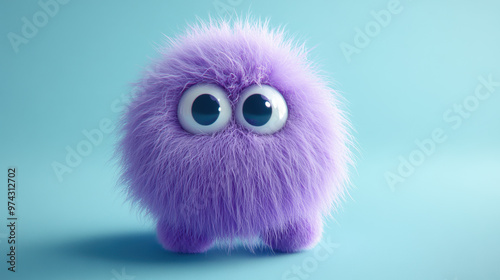 Fluffy Purple Monster.