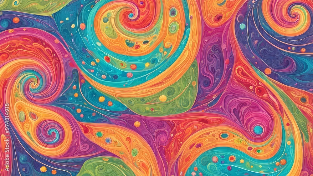 Colorful seamless pattern background design