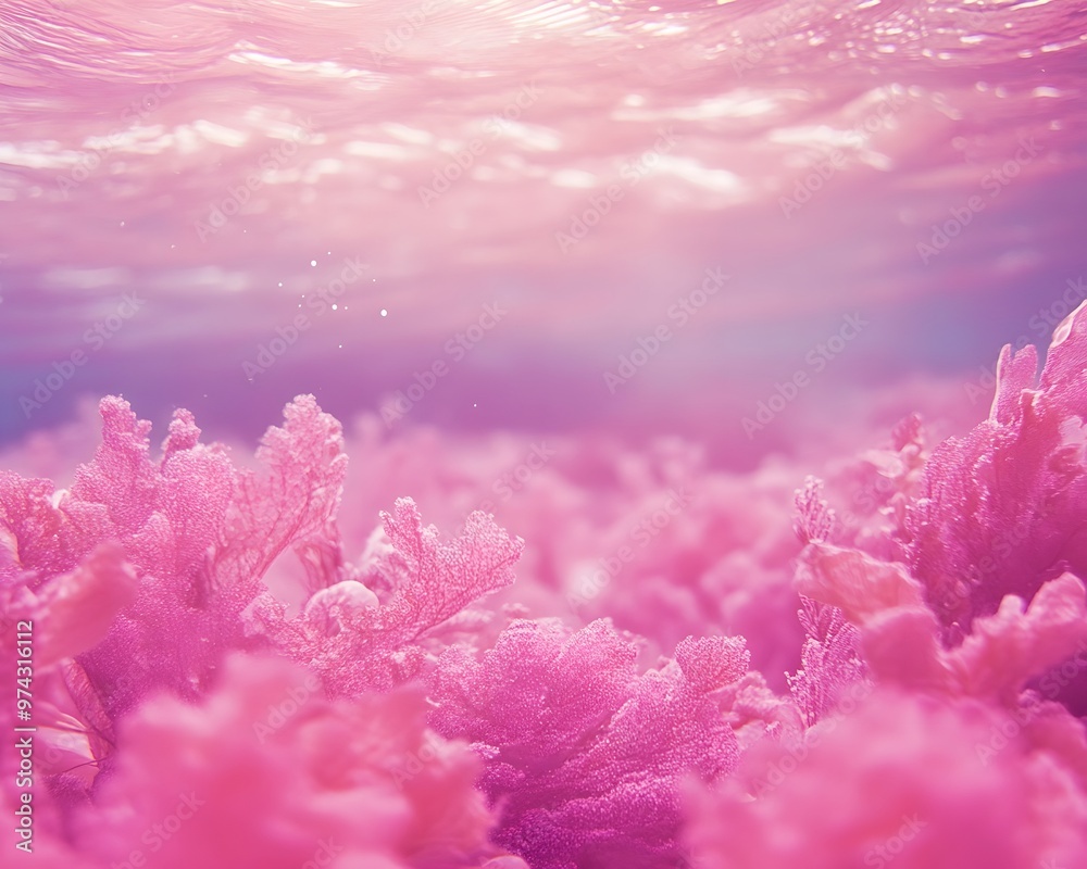 pink under the sea background pink under the sea background