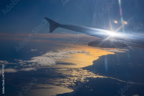 Dublin, Ireland - Flying over the city