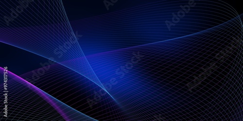 Purple violet and blue tech modern futuristic with line in glowing background. Future technology concept