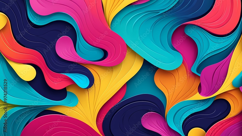 Colorful seamless pattern background design Colorful seamless pattern background design