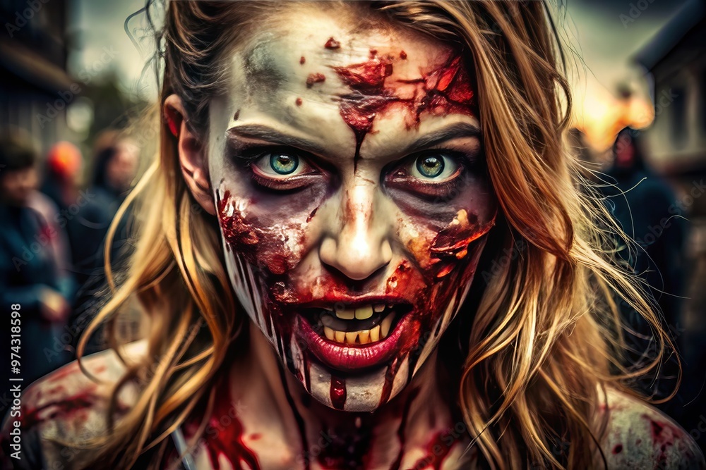 * Gruesome graphic Halloween gore horror effect * Gruesome graphic Halloween gore horror effect