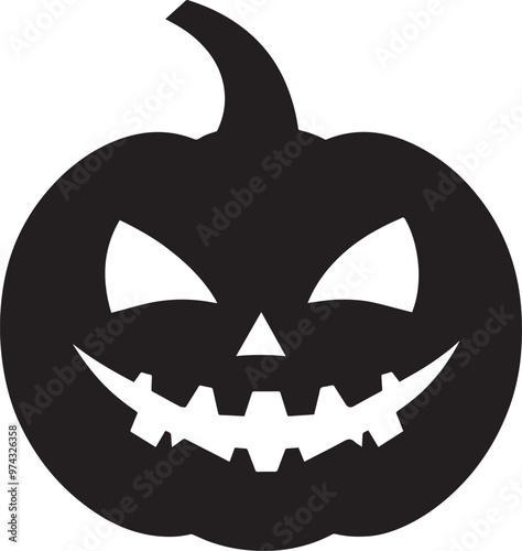 Jack o lantern vector clean simple black