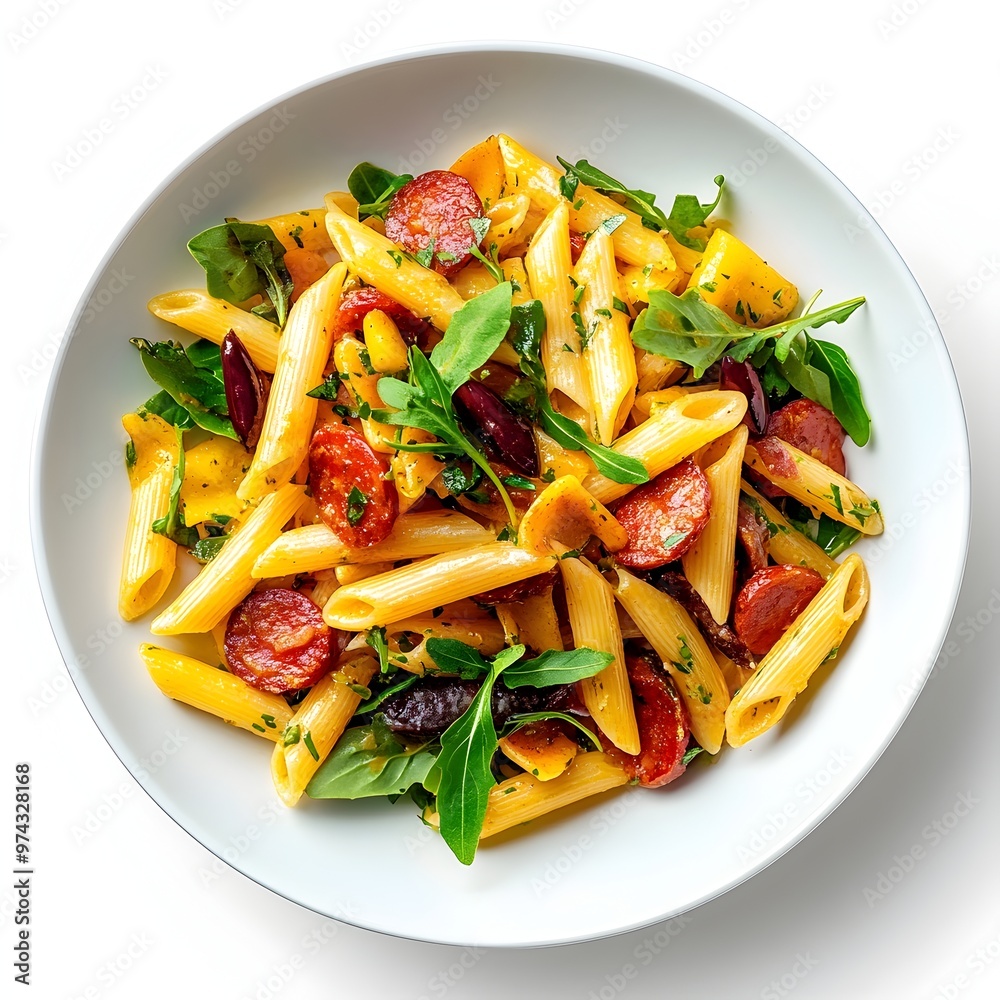 Delectable Penne Salad with Chorizo A Stylish Minimalist Culinary Delight in Perfection Delectable Penne Salad with Chorizo A Stylish Minimalist Culinary Delight in Perfection