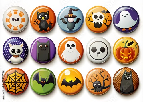 Halloween badges
