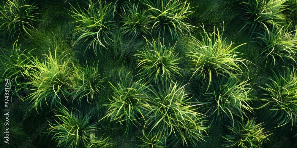 Green Grass Blades Abstract Background Texture Lush Nature Green Grass Blades Abstract Background Texture Lush Nature