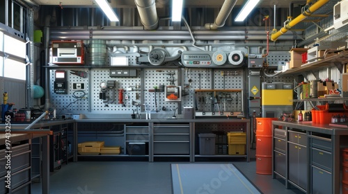 Industrial Workshop Interior