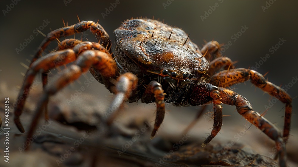 Close-Up of a Spiny Spider - Macro Photography Close-Up of a Spiny Spider - Macro Photography