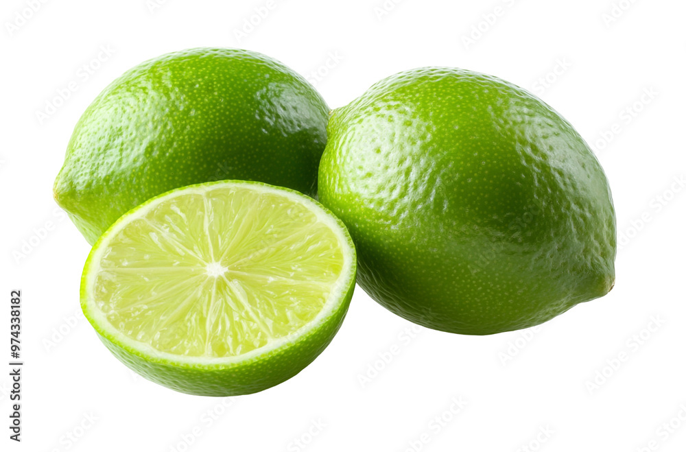 lime slice on a transparent background lime slice on a transparent background