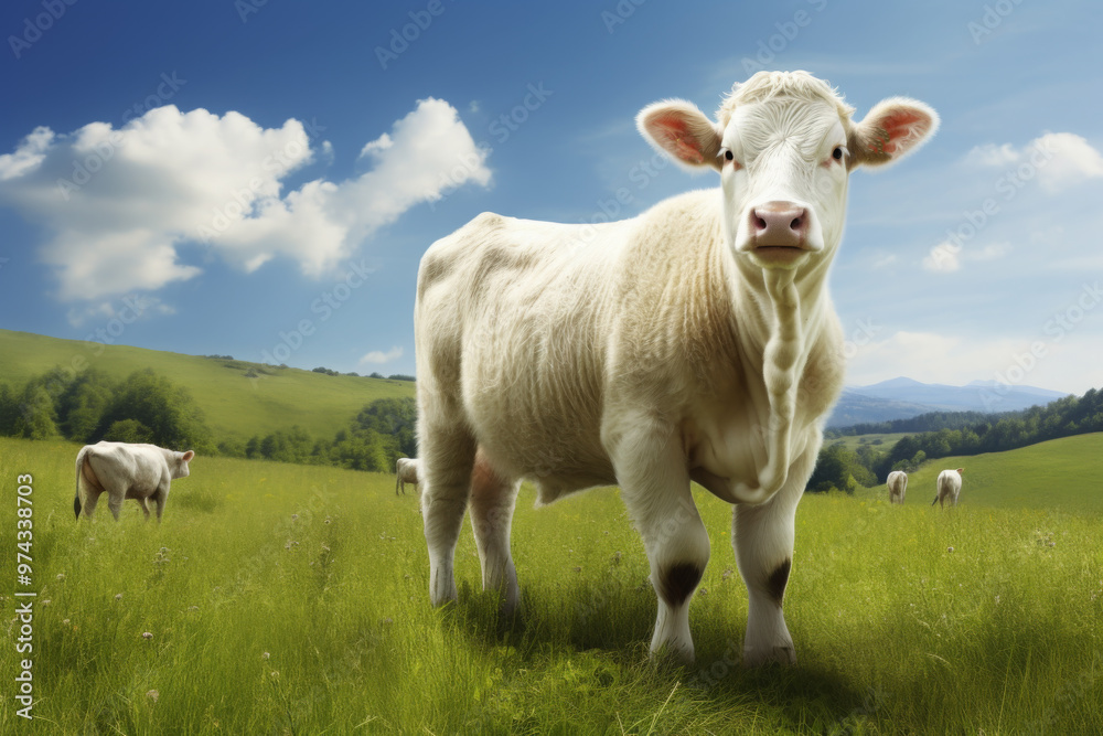 Fototapeta premium Charolais cattle