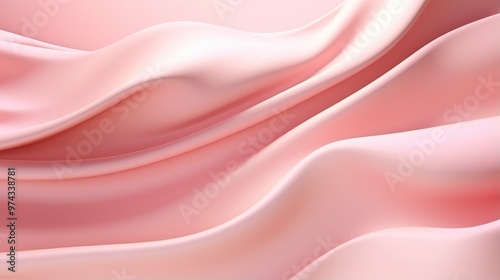 A soft, pink and white abstract background with flowing, wavy lines. The smooth, silky texture creates a sense of elegance and sophistication.