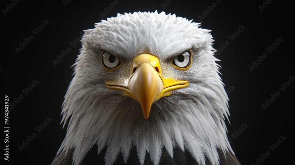 Obraz premium Bald Eagle Close-Up Portrait