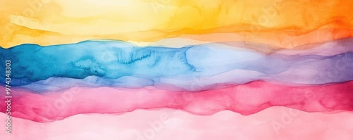 Drifting pigments, subtle tone transitions, fluid abstract design, watercolor style