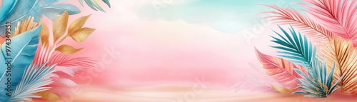 Muted tones, decorative strokes, intricate abstract patterns, watercolor style