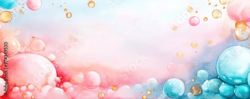 Pale watercolor patterns, wet brushwork, soft abstract textures, watercolor style