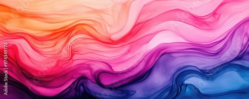 Pigment swirls, drifting motion, gradient tones, watercolor style photo