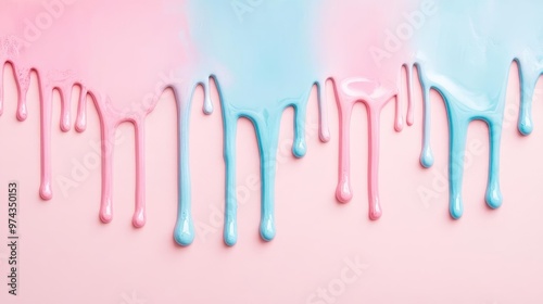 Soft paint drips, creative movement, light pastel tones, watercolor style