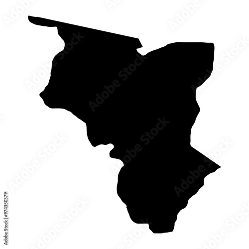 Savanes Region map, administrative division of Togo. Vector illustration. photo