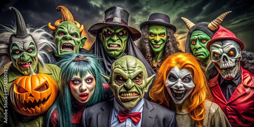 Monstrous Halloween characters Monstrous Halloween characters