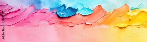 Wet paint texture, fluid motion, vibrant color palette, watercolor style