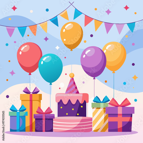 Happy children's day for international children celebration vector illustration