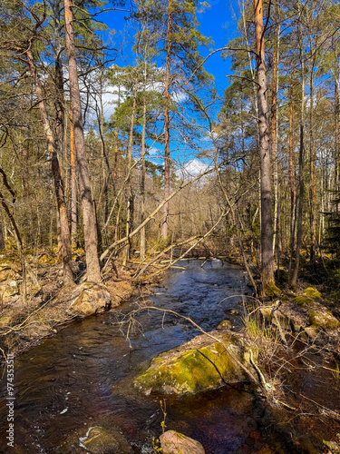 Schweden, Sweden, Sunset, Wald, Forest, Bäume, Trees, Landschaften, Landscapes, See, Lake, einsam, Urlaub, wunderschön, Drohnen, Droneshots, River, Fluss, wild, Natur, abgelegen, Inseln, Island, photo