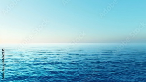 Serene Ocean Horizon