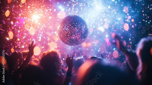 Glittering New Year's Eve Bash: Disco Ball Dance Party Under the Lights photo