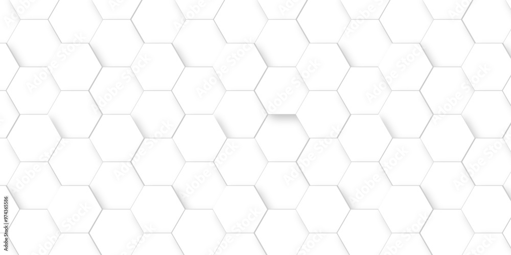 Vector abstract 3d white hexagon realistic mesh cell honeycomb texture. geometric white grid emboss hexagonal background. luxury emboss honeycomb white pattern shadow polygonal square web connection. Vector abstract 3d white hexagon realistic mesh cell honeycomb texture. geometric white grid emboss hexagonal background. luxury emboss honeycomb white pattern shadow polygonal square web connection.