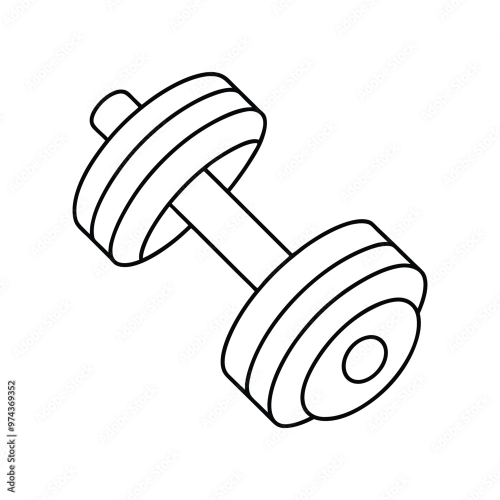 Dumbell Drawing Design Vector Illustration Clipart Eps Dumbell Drawing Design Vector Illustration Clipart Eps