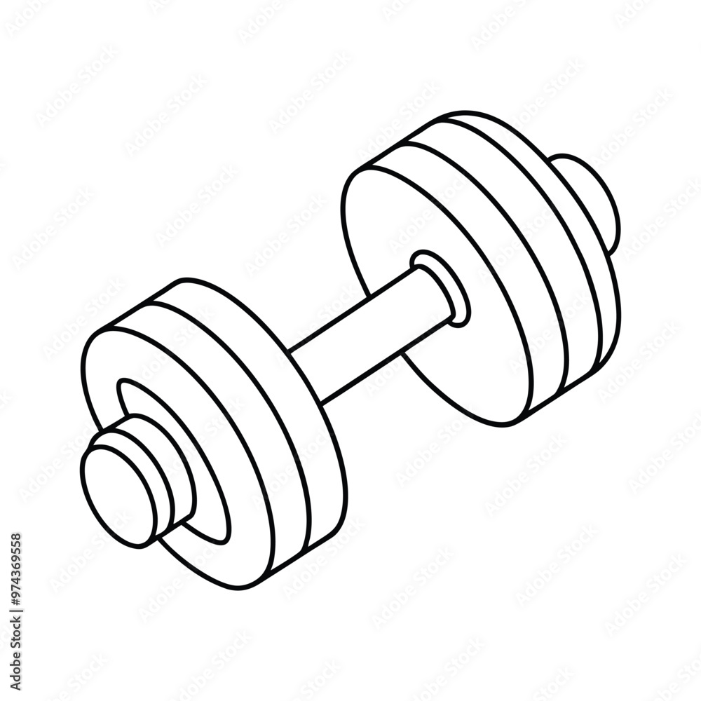 Dumbell Drawing Design Vector Illustration Clipart Eps Dumbell Drawing Design Vector Illustration Clipart Eps