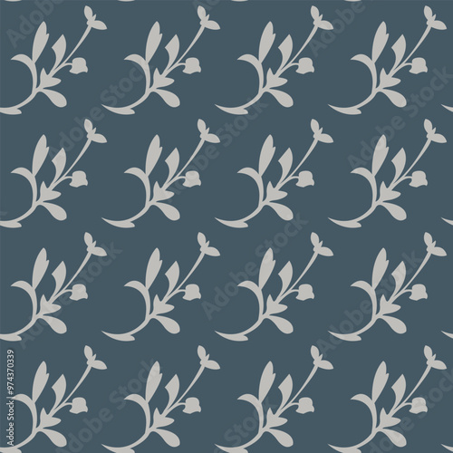 abstract hand drawn bedsheet or clothing floral seamless design pattern.