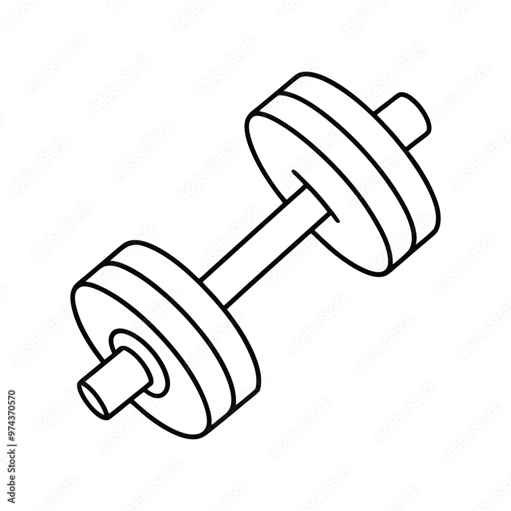 Dumbell Drawing Design Vector Illustration Clipart Eps Dumbell Drawing Design Vector Illustration Clipart Eps