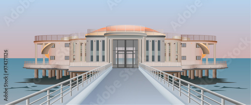 Rotonda a mare of Senigallia in Italy