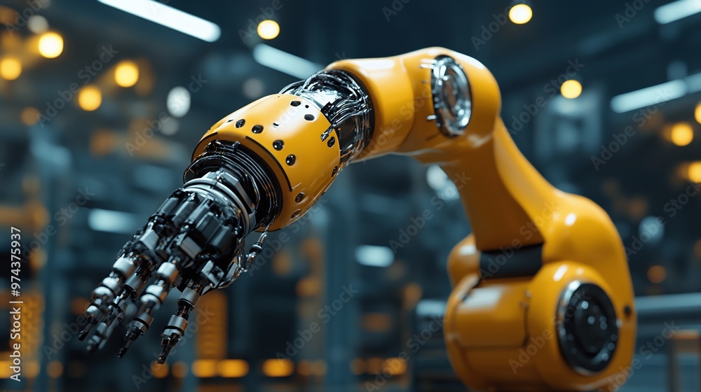 robotic arm in action under the guidance of a mechanical engineer, emphasizing the role of robotics technology and automation systems in enhancing efficiency and productivity in the industrial sector robotic arm in action under the guidance of a mechanical engineer, emphasizing the role of robotics technology and automation systems in enhancing efficiency and productivity in the industrial sector
