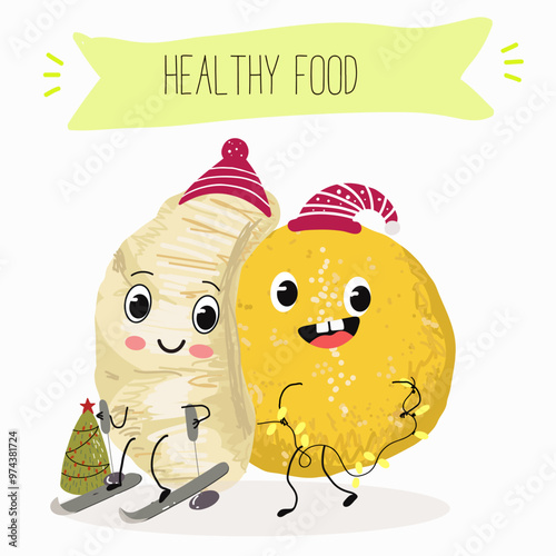 Pomelo fruit, tropical exotic citrus, vector isolated food icon, funny character. Pummelo or shaddock fruits , tropic farm juicy exotic fruits harvest, sweet fruity dessert. Hand drawn vector.